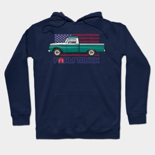 Green farm truck Hoodie